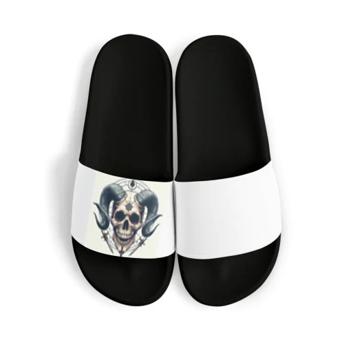 SKULL horn Sandals