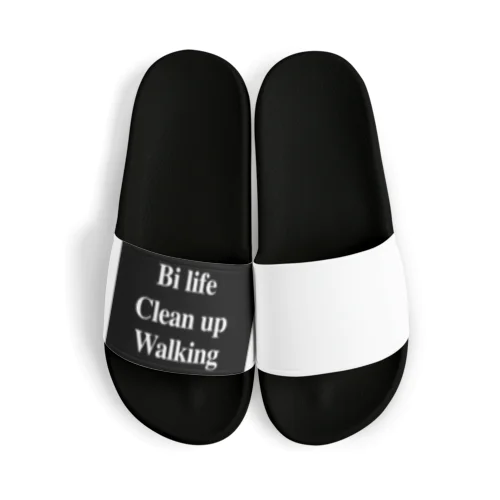 Bi life Clean up サンダル シロクロ Sandals