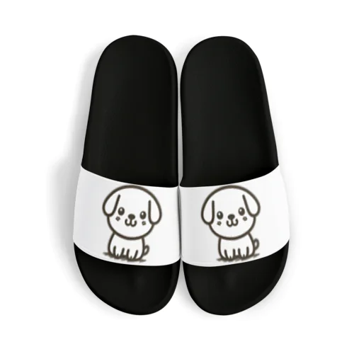 かわいい子犬3 Sandals