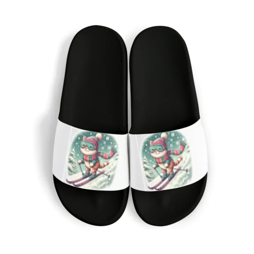 すべってます Sandals