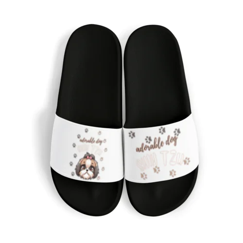 adorable dog　SHIH TZU　（シーズー） Sandals