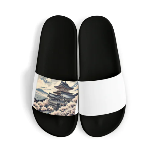 清水寺　世界遺産　絵画 Sandals