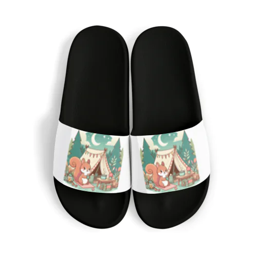 りすさんのキャンプ Sandals