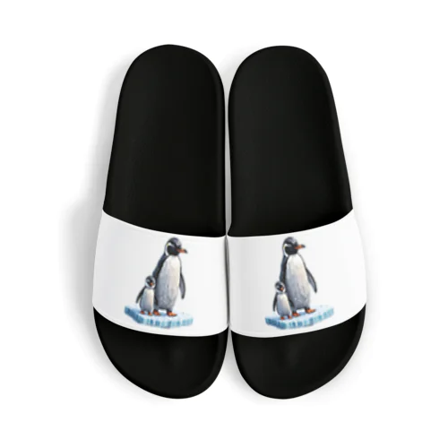 ペンギンの親子 Sandals