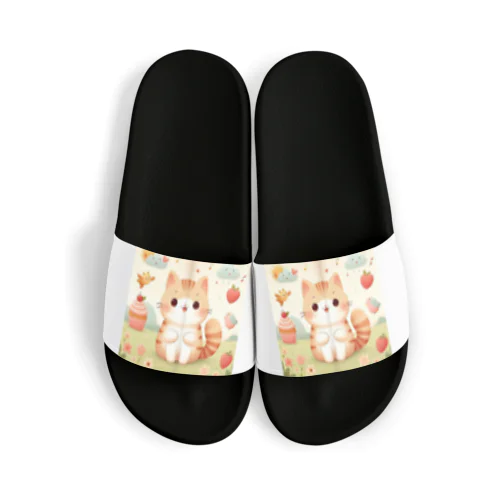 「可愛い猫」グッズ Sandals