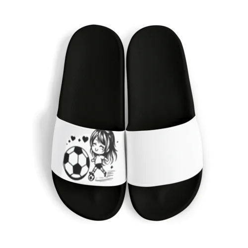 女の子サッカー Sandals