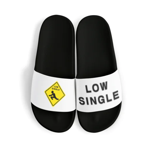 LOW SINGLE LOGO サンダル