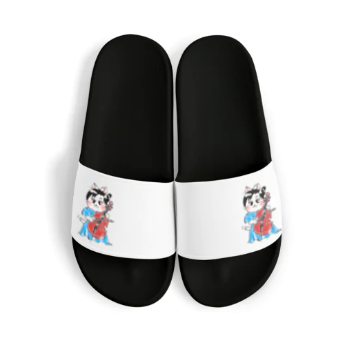 さいにゃんグッズ ブルー Sandals