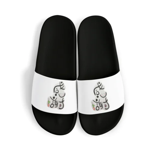 筆文字 サンダル Sandals