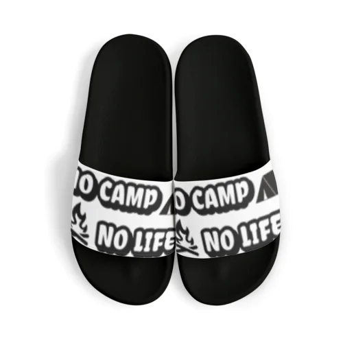 NO CAMP NO LIFE Sandals