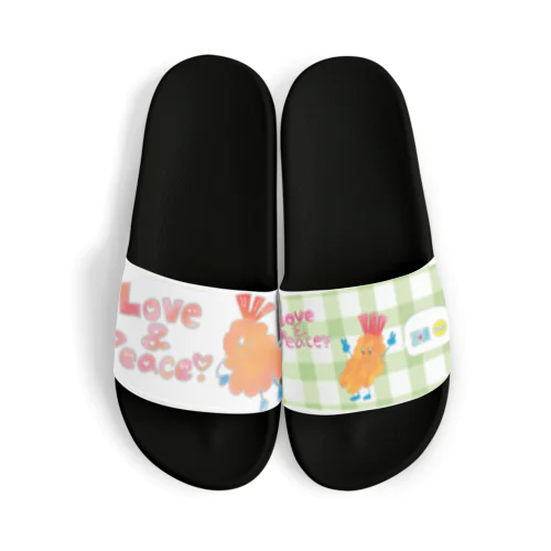 らぶぴエビフライくん2号 Sandals