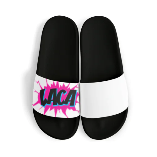 LACA CRACK LOGO Sandals