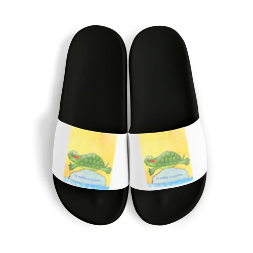 ミシシッピアカミミガメくん Sandals