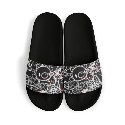 【各20点限定】いたずらぐまのグル〜ミ〜(＃1/black) Sandals