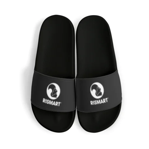 RISMART ロゴマーク サンダル Black Sandals