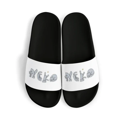 ねこもじ　「NEKO」 Sandals