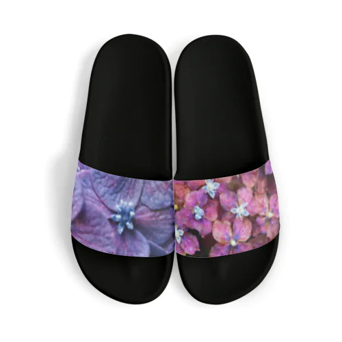紫陽花　紫 Sandals