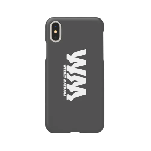 iPhoneのカバー（Gray） Smartphone Case