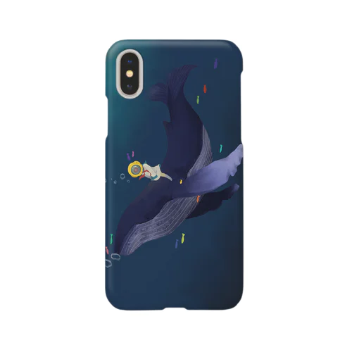 潜水ちゃんとクジラ Smartphone Case