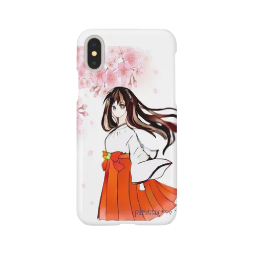 少女と散る桜 Smartphone Case