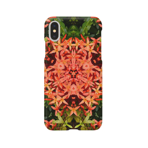 山丹花曼荼羅(Chinese ixora) Smartphone Case