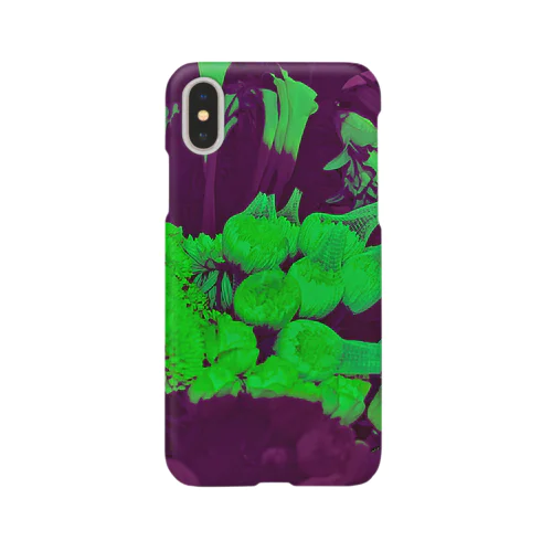 花(Green and Purple) Smartphone Case