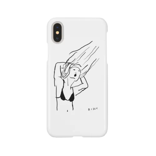 風めっちゃ強いんですけど〜 Smartphone Case