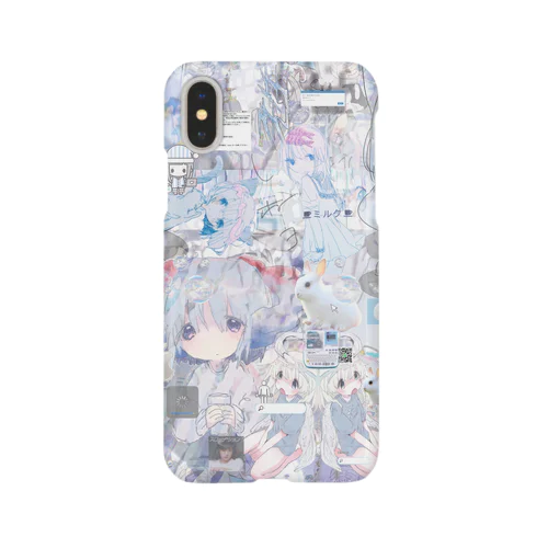 あんしん×リスカちゃん milk  Smartphone Case