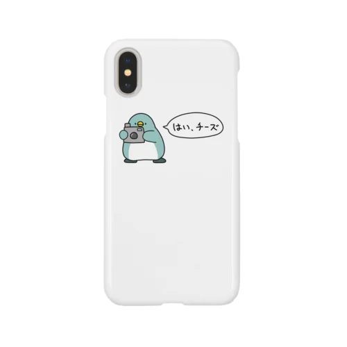 (iPhoneX)ペンギンカメラマン Smartphone Case
