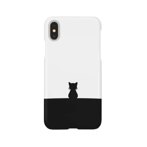 まえもうしろもねこ（短い尻尾） Smartphone Case