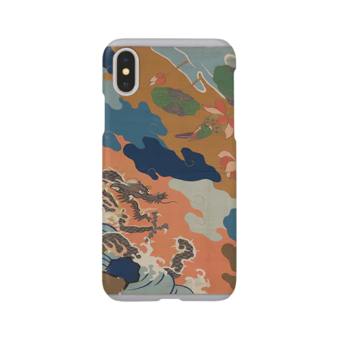 龍図柄内敷 Smartphone Case