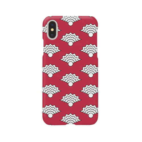 NIMAFUKU (Pattern - Red) スマホケース