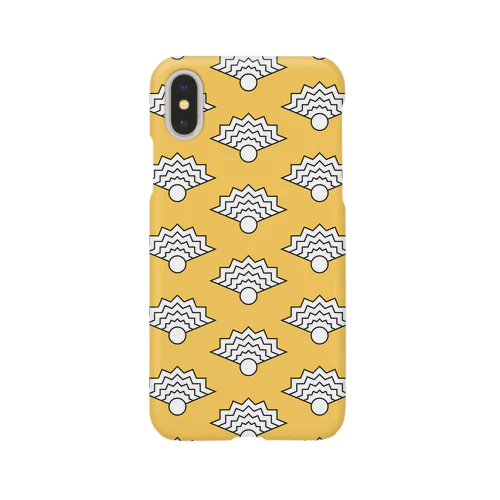 NIMAFUKU (Pattern - Yellow) スマホケース