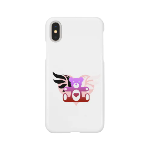 Angel heart bear Smartphone Case