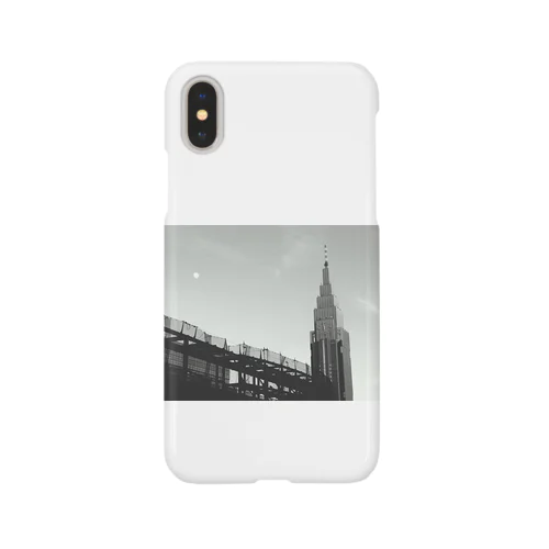 時計塔と月 Smartphone Case