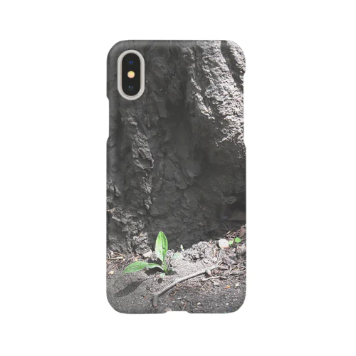 影に差す光と雑草 Smartphone Case