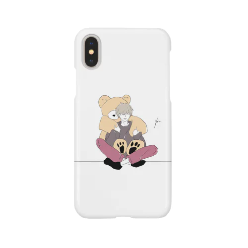 おすわり男子(＋くまちゃん) Smartphone Case