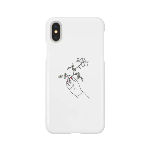 花と手 Smartphone Case