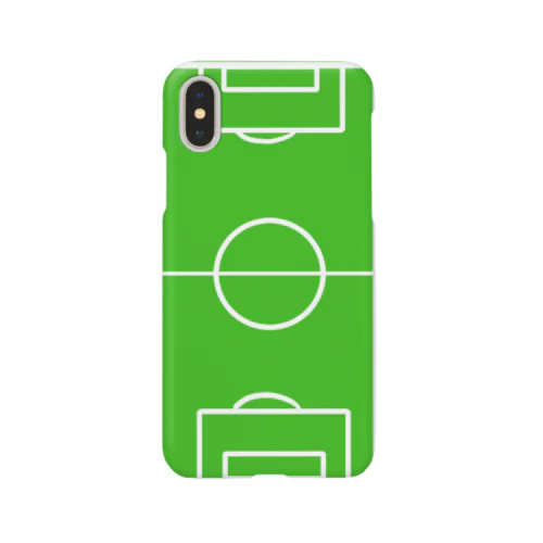 サッカーコート柄スマホケース（iPhone x/xs） スマホケース
