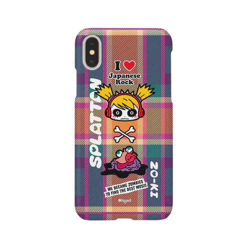 iPhoneケース『チェック柄』 スプラッたん Smartphone Case