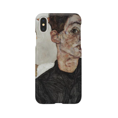 エゴン・シーレ / 1912 / Self-Portrait with Chinese lantern fruits / Egon Schiele Smartphone Case