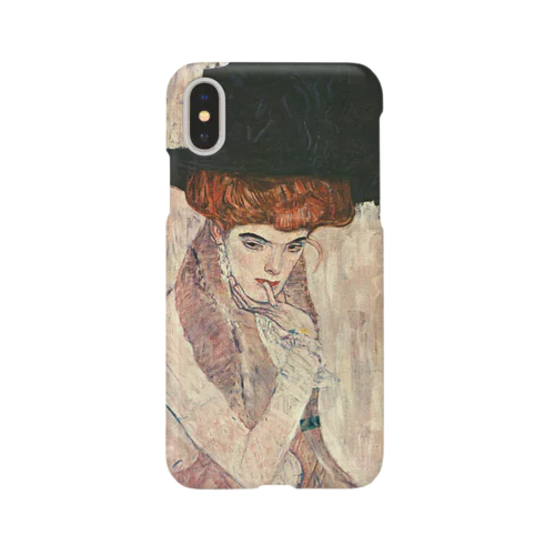 グスタフ・クリムト / 1910 / The Black Feather Hat / Gustav Klimt Smartphone Case