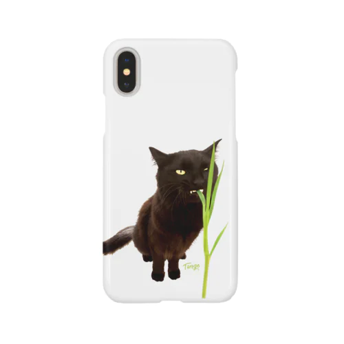 黒猫 "Tango" gatto nero 　 Smartphone Case