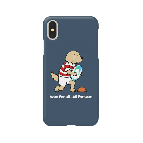 ラグビー2（ネイビー） Smartphone Case