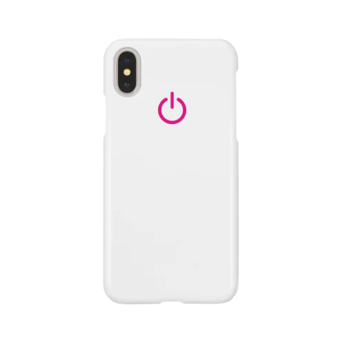 電源記号　ピンク Smartphone Case