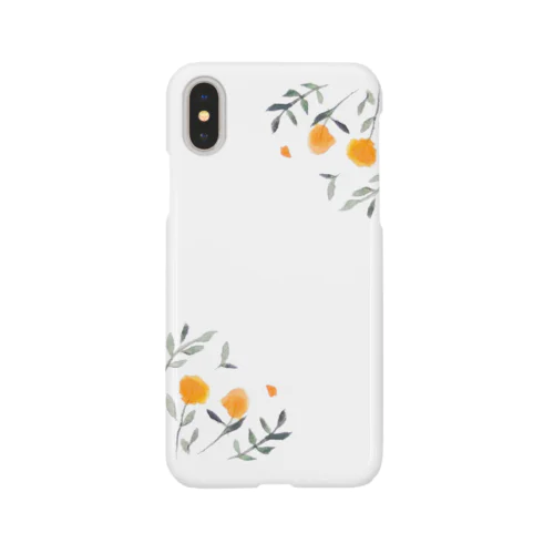 orange flower Smartphone Case