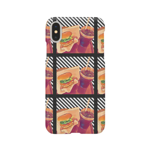 ハンバーガーとコーヒー Smartphone Case