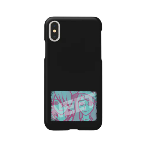 iPhoneケース(ブラック) Smartphone Case