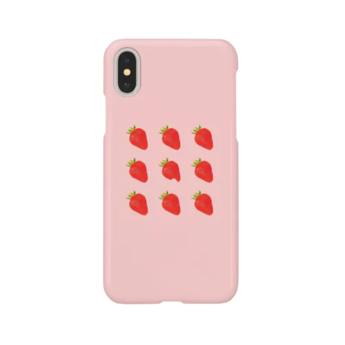 いちご　ピンク Smartphone Case