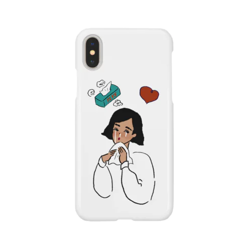 涙、ティッシュ、そして愛 Smartphone Case